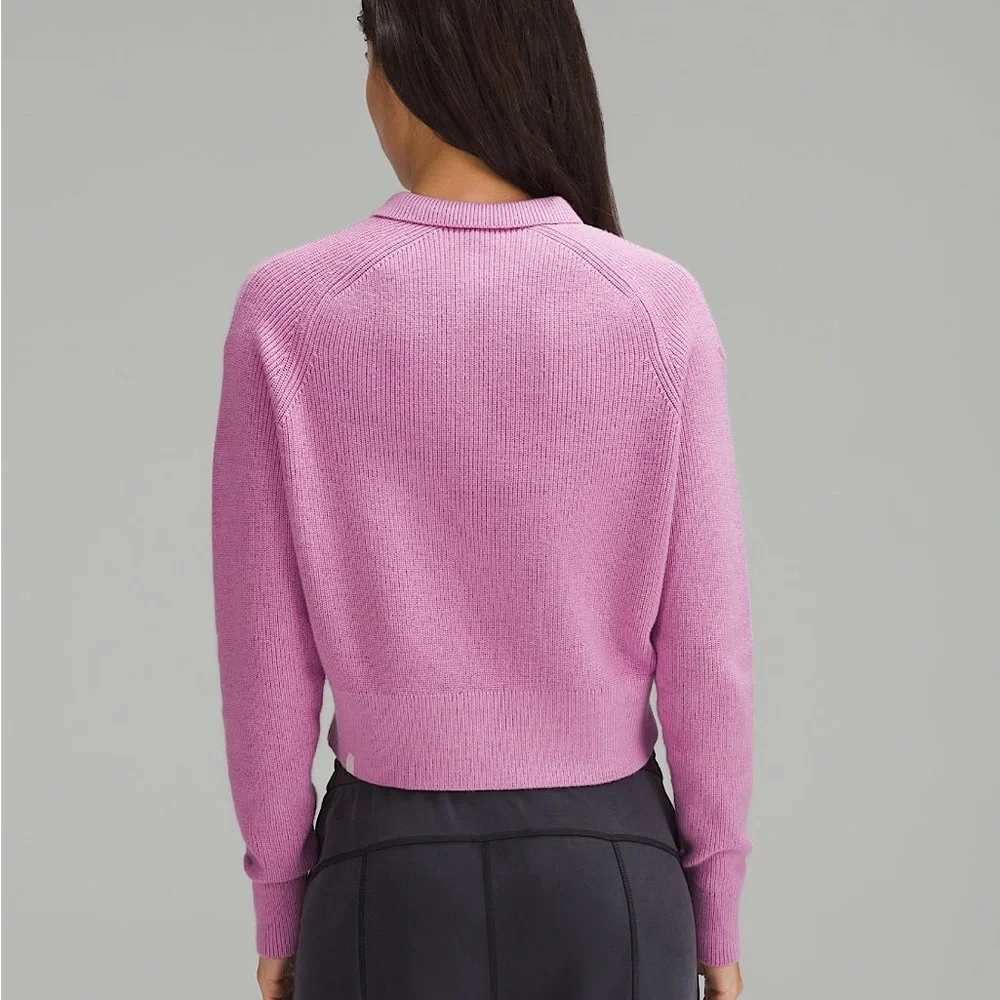 Lululemon Collared Merino Wool-Blend Sweater/L/.
Never worn, but no tag 🏷️ - Picture 3 of 7
